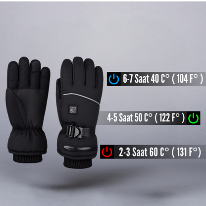 TermoEl™ Bataryalı Isıtmalı Kış Eldiveni